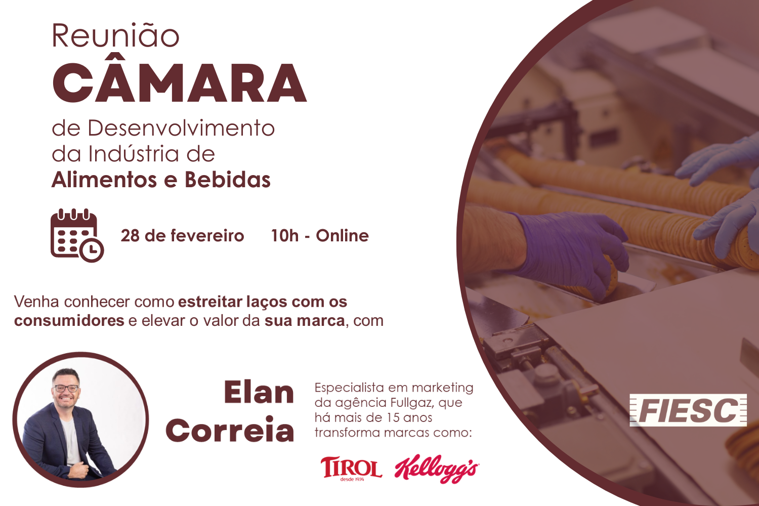  Estratégias de marketing e Posicionamento de marca: Reunião da Câmara de Alimentos e Bebidas