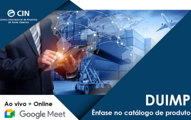 DUIMP – Ênfase no novo catálogo de produtos