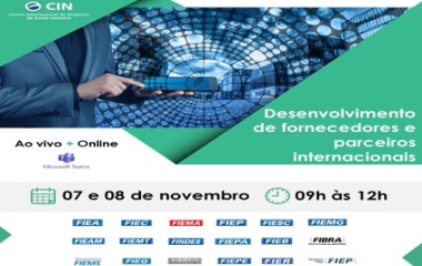 Capacitação em desenvolvimento de fornecedores e parceiros internacionais