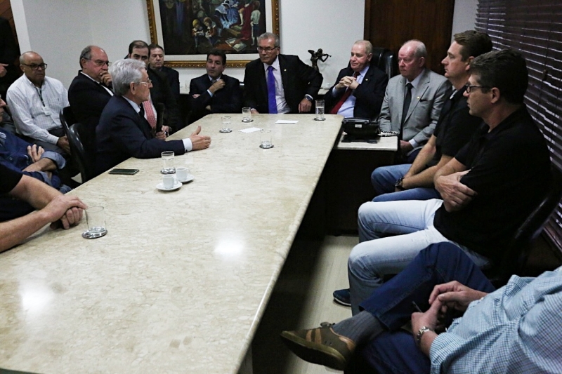 Reunião na ALESC alinhou aprovação da MP 220 com ajuste na redação (foto: Guto Kuerten/Alesc)