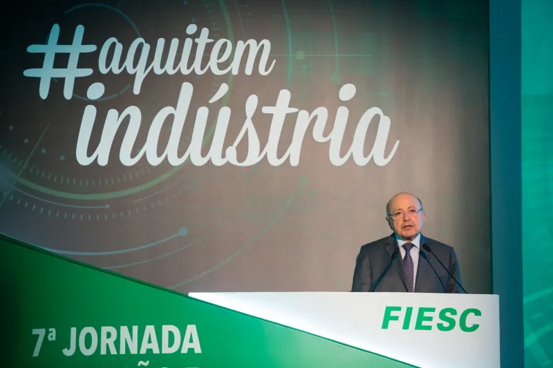 Economista Maílson da Nóbrega, durante a Jornada Inovação e Competitividade (foto: Marcos Campos)