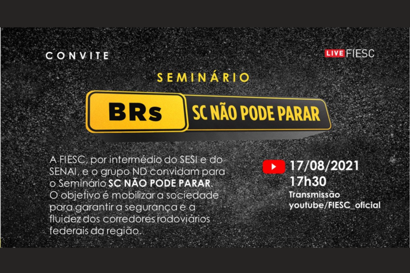 Inscrições no link - https://bit.ly/3jQt8ZH