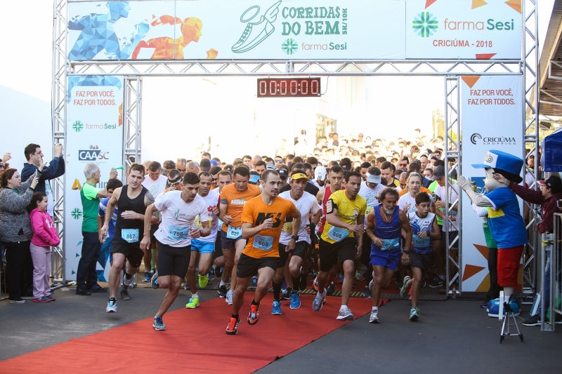 Circuito de corridas é promovido pela FarmaSesi este ano. Foto: Thiago Braga