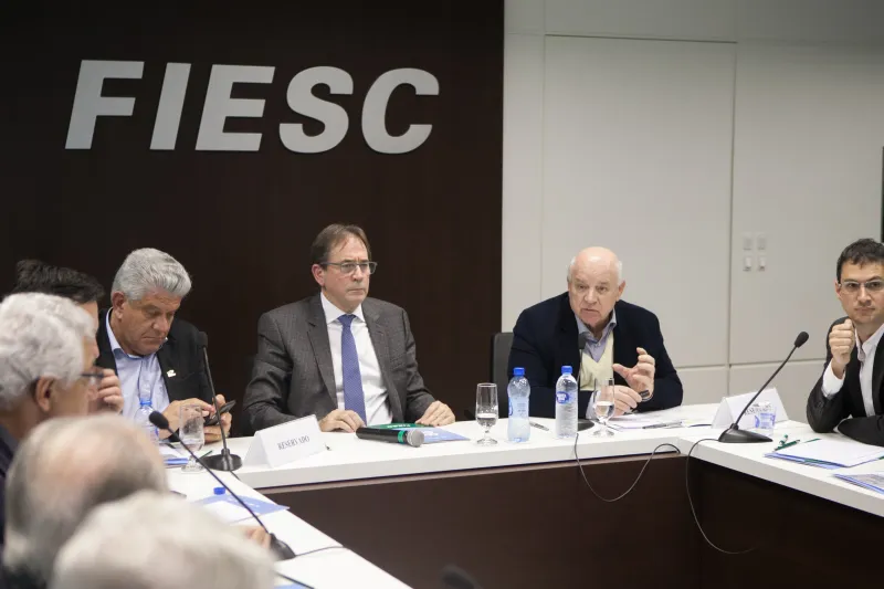 Estudo foi apresentado em reunião da Câmara de Assuntos de Transporte e Logística da FIESC (foto: Filipe Scotti) 