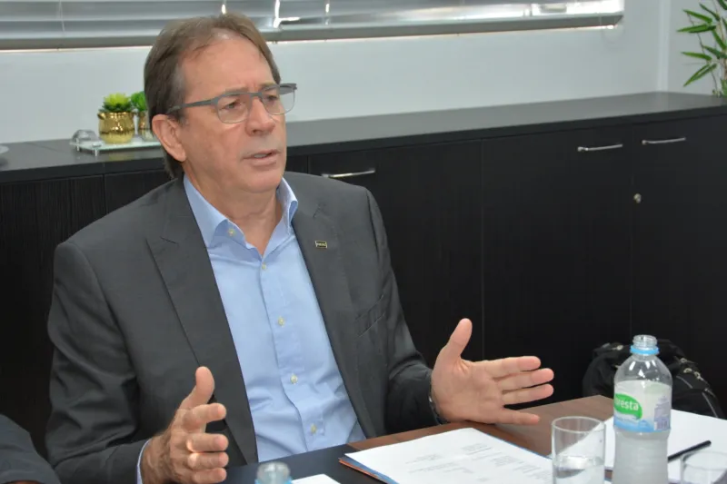 Presidente da FIESC, Mario Cezar de Aguiar (foto: MB Comunicação)