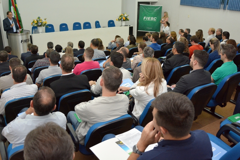 Encontro em que foram apresentadas as linhas de fomento disponíveis para a indústria (foto: MB Comunicação)