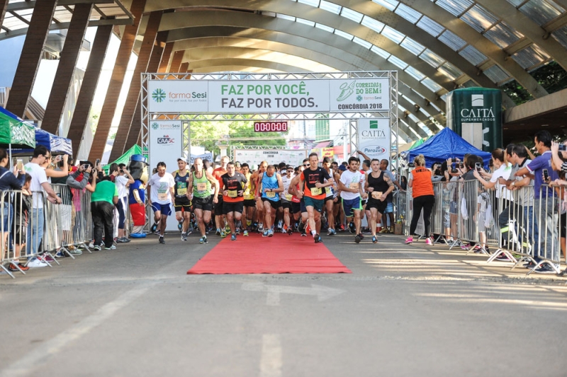 Concórdia realiza neste domingo (7) primeira etapa do circuito ‘Corridas do Bem’ 