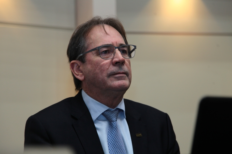 Aguiar: “SC precisa de uma estrutura viária, ferroviária e aeroviária compatível com a sua economia”. Foto: Solon Soares/Agência AL