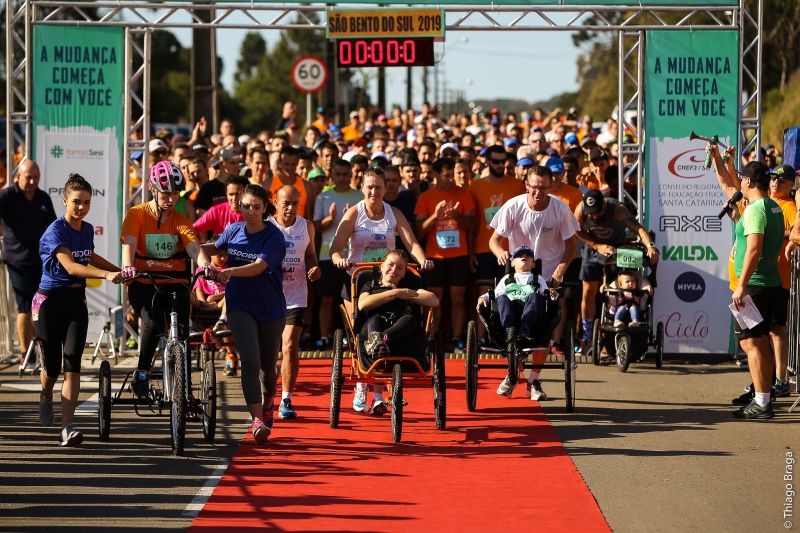 Corrida do Bem reúne 660 pessoas em São Bento do Sul 