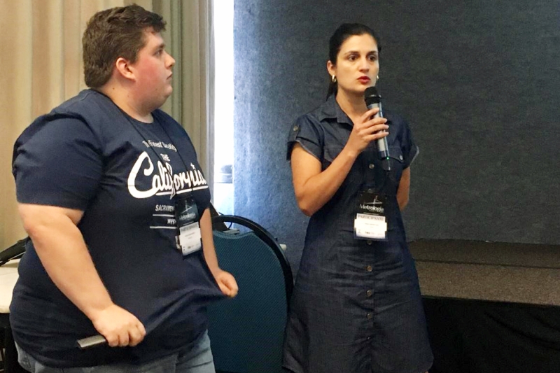 Darlei Hertel e Tássia Saes