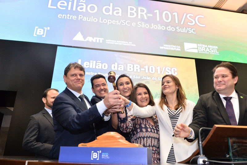 Resultado do leilão da BR-101 Sul é positivo para SC, avalia FIESC