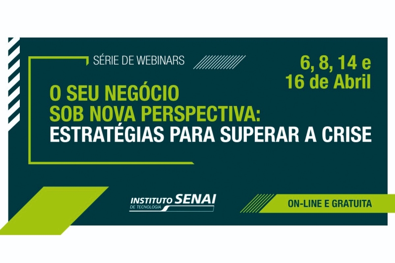 SENAI realiza webinars gratuitos com foco em estratégias de negócio e desenvolvimento de lideranças