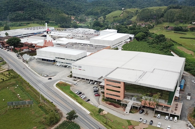 Sede da Kyly, em Pomerode: investimento de R$ 44 milhões em fiação.