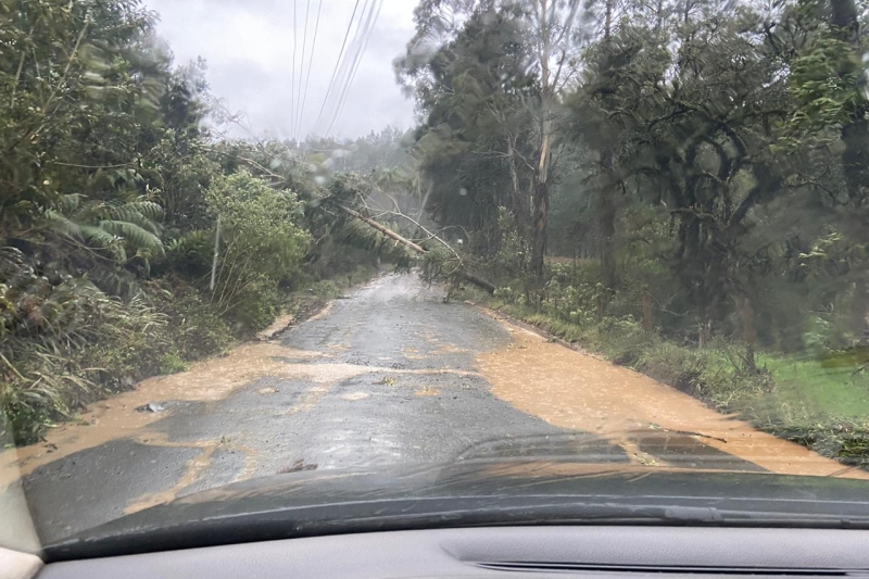 SC  registra o maior dano da história na rede elétrica estadual, informa Celesc