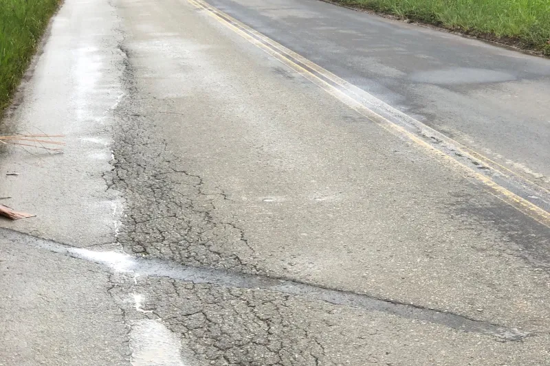 SC-340, no trecho entre Dona Ema e Witmarsum (foto: Ricardo Saporiti)