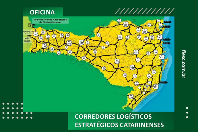 AO VIVO: FIESC debate estratégias para os corredores logísticos de SC