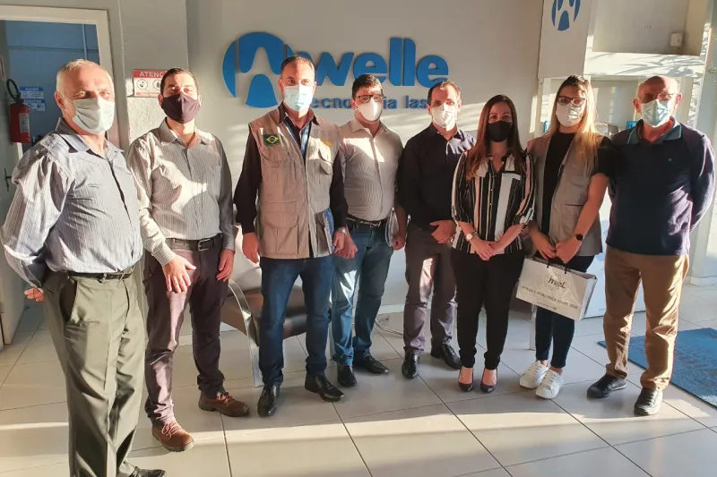 Visita a empresas de SC contou com o apoio do Comdefesa, da FIESC