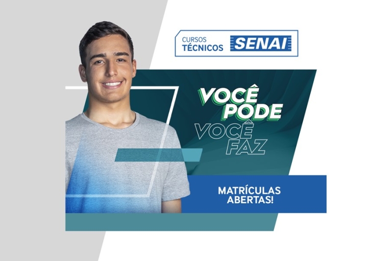 SENAI abre matrículas para 5,8 mil vagas em cursos técnicos  