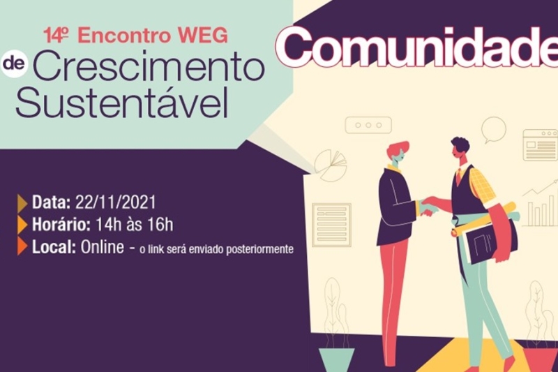 FIESC e WEG abordam crescimento sustentável em evento online e gratuito