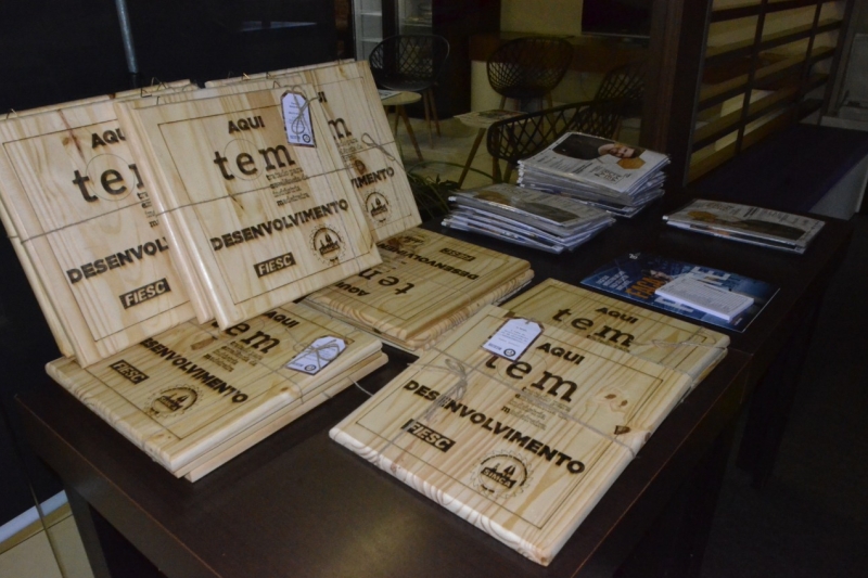 O setor madeireiro é destaque na economia de Caçador (foto: Ângela Maria Cardoso dos Santos)