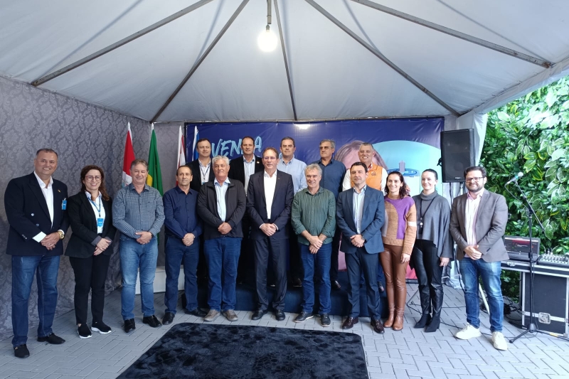 Ato inaugural em Xanxerê reuniu lideranças (foto: divulgação) 