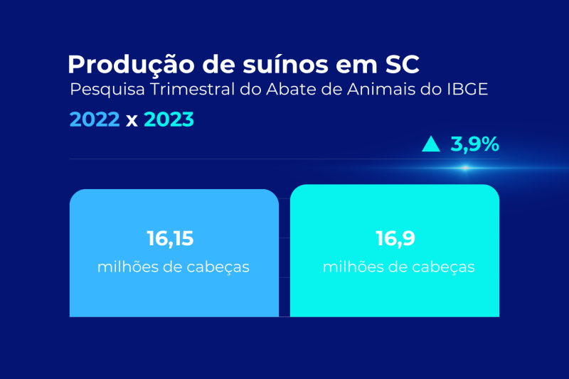 SC amplia liderança na produção e exportação de carne suína em 2023