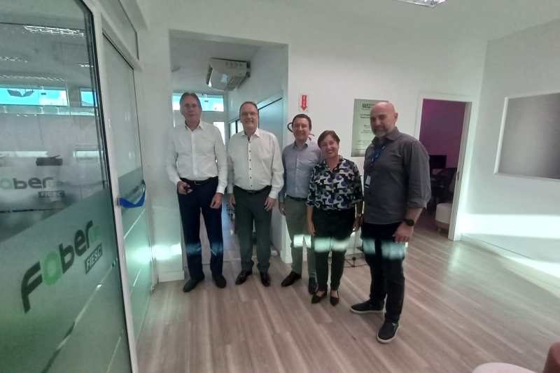 Entregas das salas de atividades do FaberUp e do Observatório FIESC. Foto: Debora Claudio