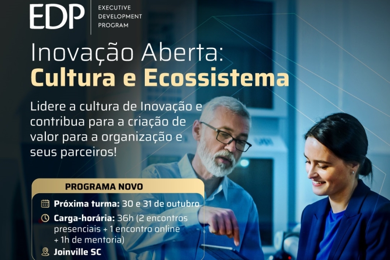 Academia FIESC de Negócios está com inscrições abertas para formação em cultura e ecossistema