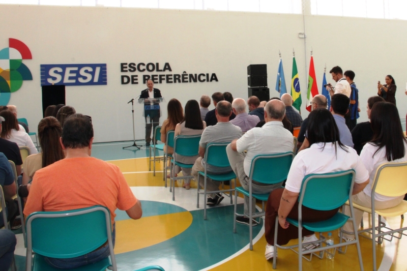 FIESC inaugura quadra da Escola SESI de Referência em Videira