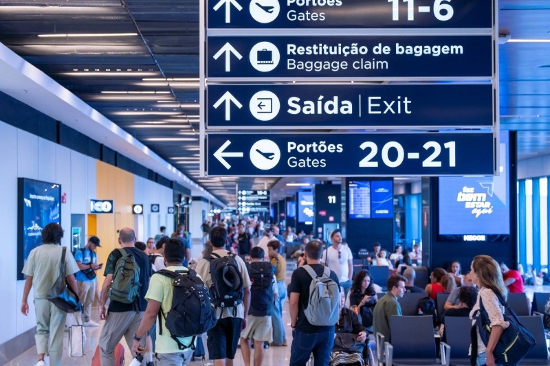 Com voos internacionais em alta, Floripa Airport supera 5 milhões de passageiros em 2025