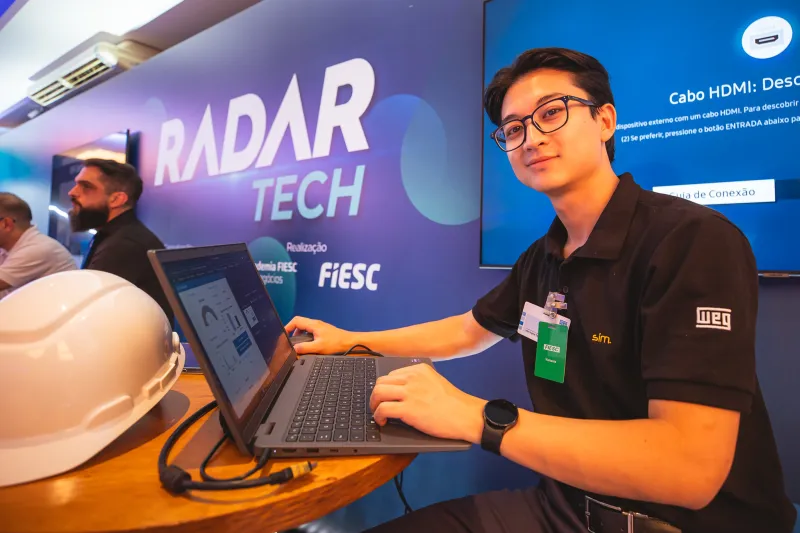 Multinacionais, como a WEG, participaram dos debates e apresentações