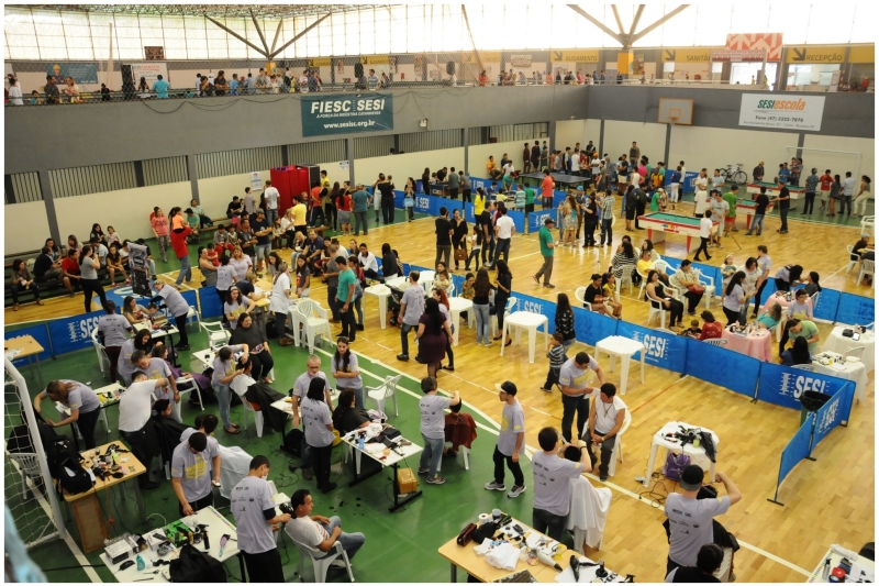 Blumenau contabilizou 5,8 mil atendimentos no evento (Foto: Edson Pelence)