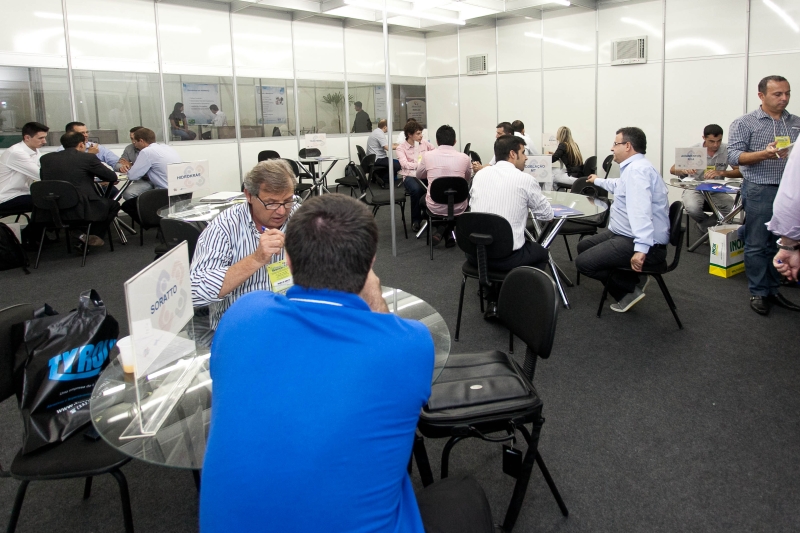 Encontros de negócios foram realizados nesta quarta-feira (22), durante a feira Metal Mineração (foto: Divulgação Messe Brasil) 