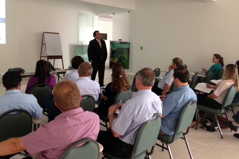 Curso realizado em Canoinhas no mês de março (foto: divulgação FIESC)