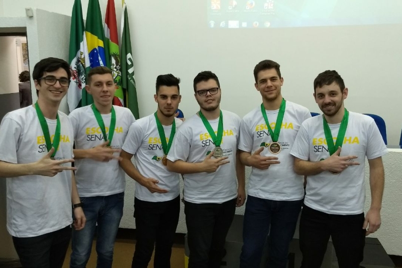 Medalhistas em Chapecó