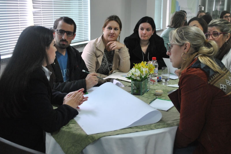 Profissionais de RH da Serra Catarinense participaram do evento. Foto: Catarinas Comunicação.