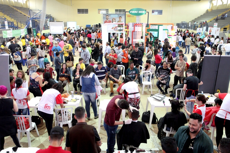 Em Joinville, programação contou com atividades culturais, esportivas e recreativas (Foto: André Kopsch)