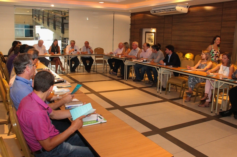 Reunião da Câmara de Qualidade Ambiental da FIESC realizada nesta terça-feira 26 (foto: Filipe Scotti)