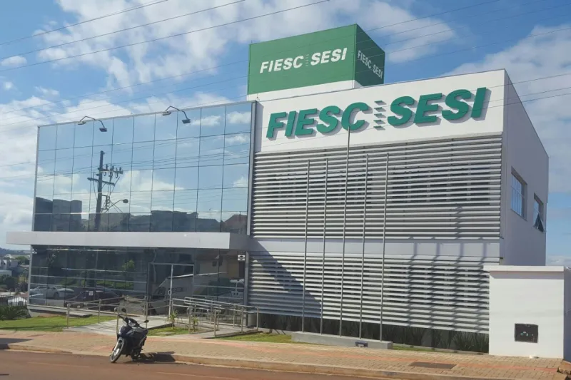 Unidade do SESI em Pinhalzinho ocupa mais de 1,1 mil metros quadrados (Foto: Divulgação /SESI)